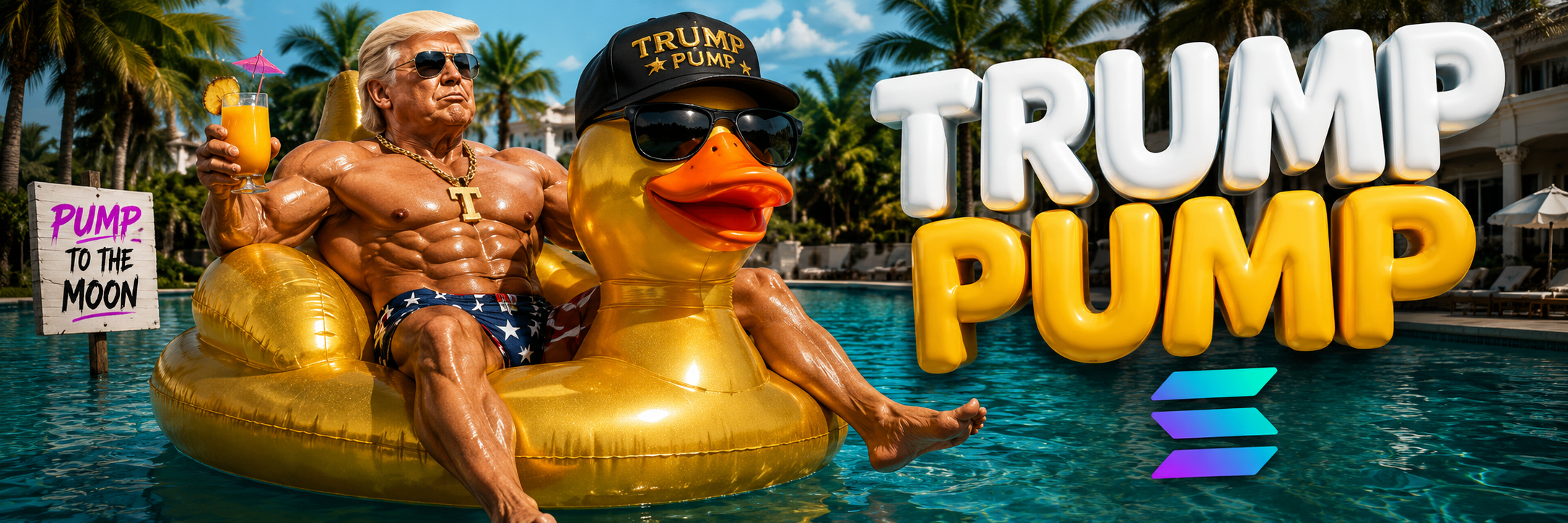 Pump Trump Summer Banner